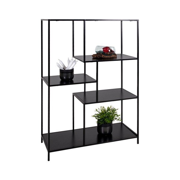 Bibliotecă House Nordic Vita Shelf, 80 x 120 cm, negru-image-3