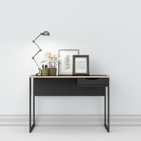 Birou Tvilum Function Plus, 110x48 cm, negru-image-1