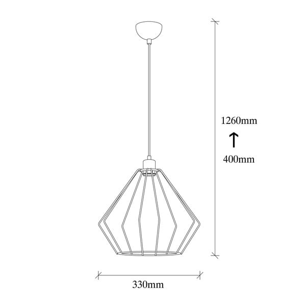Lustră metalică Opviq lights Aristea, negru-image-3
