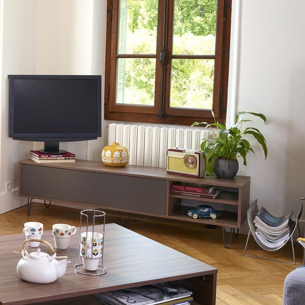 Comodă TV TemaHome Aero, gri-image-1