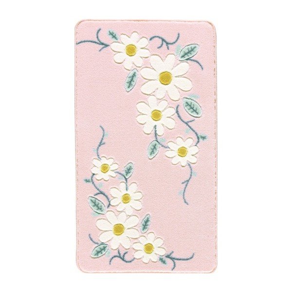 Covoraș de baie Confetti Bathmats Margherita, 80 x 140 cm, roz-image-1