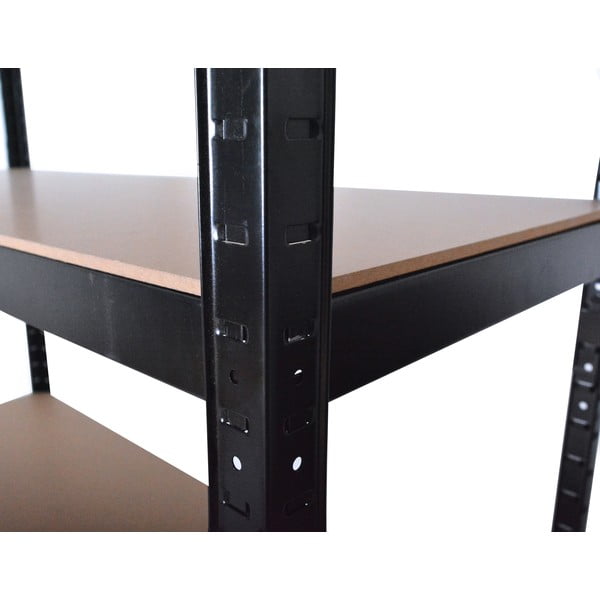 Etajeră de depozitare neagră din metal 120x180 cm – Rojaplast-image-3