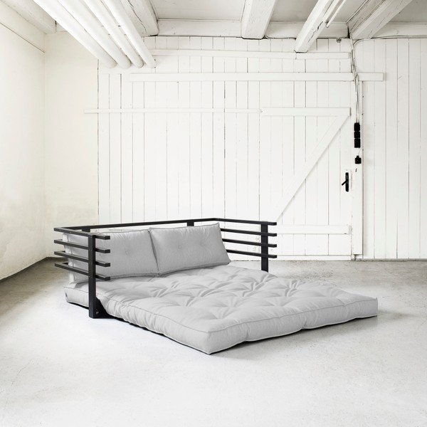 Canapea extensibilă Karup Funk Black/Light Grey-image-3