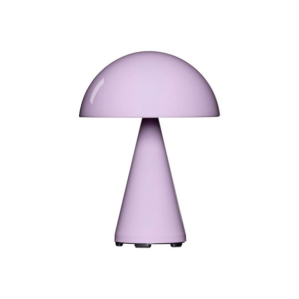Veioză roz-deschis LED cu intensitate reglabilă (înălțime 20 cm) Mush – Hübsch