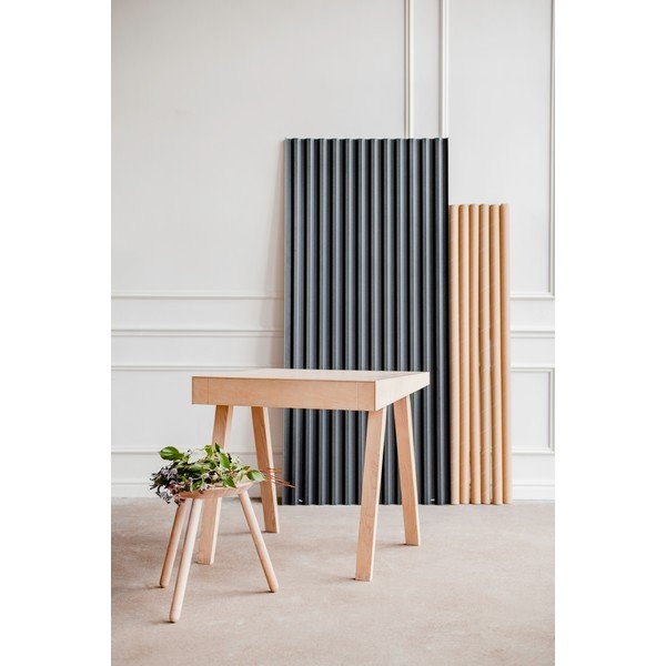 Birou din frasin EMKO 4.9, 80 x 70 cm-image-1