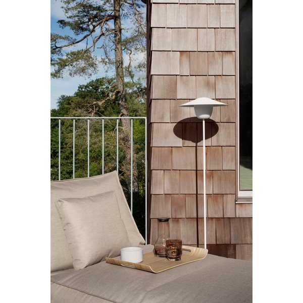 Șezlong de exterior tapițat Blomus Stay, maro-image-1