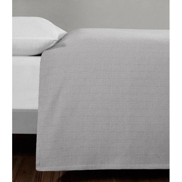 Cuvertură gri din bumbac pentru pat dublu 200x230 cm Serenity – Mijolnir-image-3