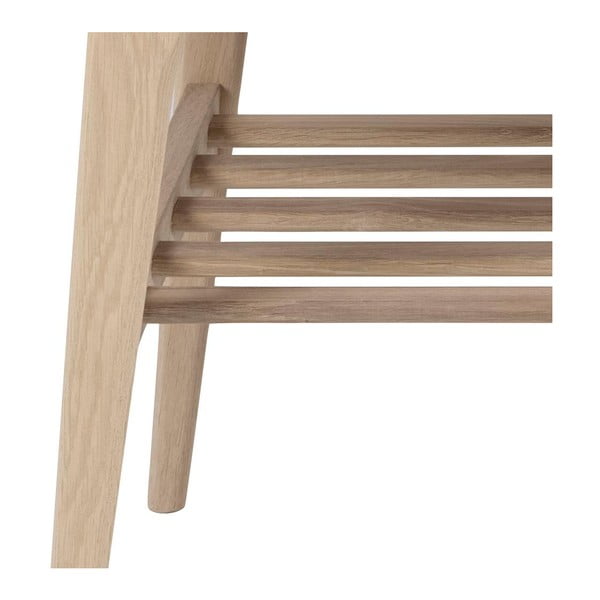 Masă de cafea cu baza din lemn de stejar Actona Woodstock, 120 x 60 cm-image-4