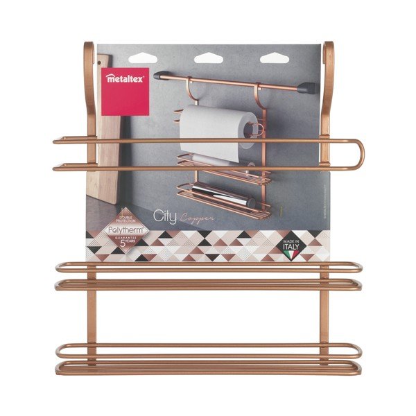 Etajeră de perete cu 3 rafturi Metaltex Copper-image-1