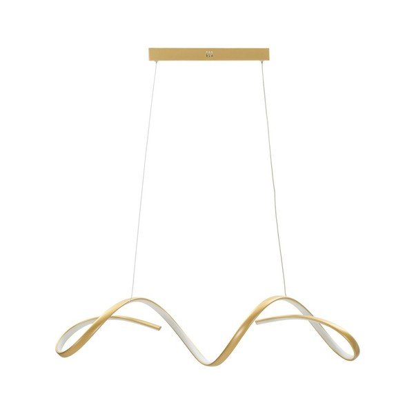 Lustră aurie LED din metal Uter – Mauro Ferretti
