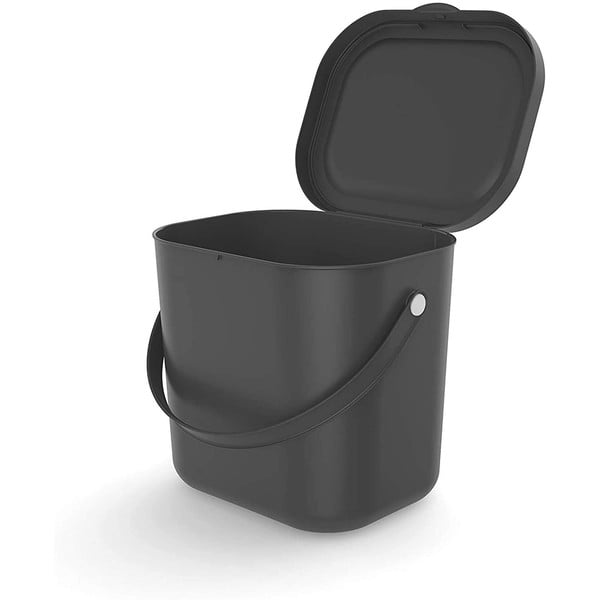 Recipient pentru deșeuri compostabile gri închis 6 l Albula – Rotho-image-2
