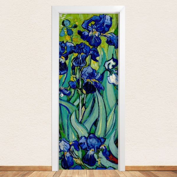 Autocolant pentru ușă LineArtistica Iris, 80 x 215 cm