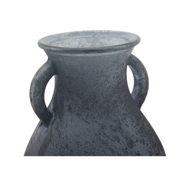 Vază din sticlă reciclată Mauro Ferretti Anfora, ⌀ 11,5 cm, albastru-image-2