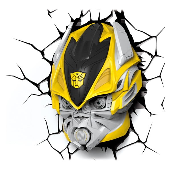 Veioză pentru perete cu autocolant Tnet Transformers Bumble Bee