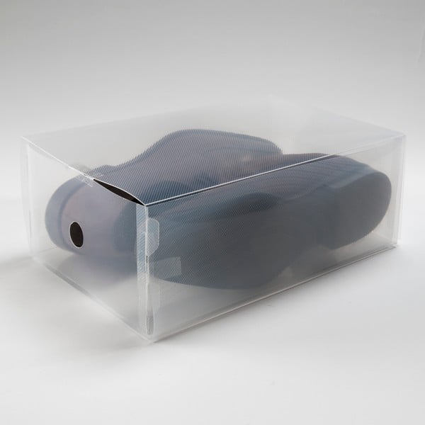 Cutie pentru pantofi Compactor Practic, 34 x 42 cm, transparent