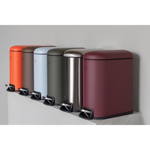 Coș de gunoi verde închis cu pedală din metal 5 l Mini Walther – Mette Ditmer Denmark-image-4