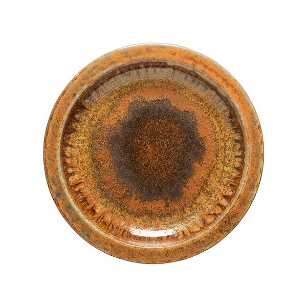 Farfurie maro pentru desert  din gresie ø 20 cm Poterie – Casafina
