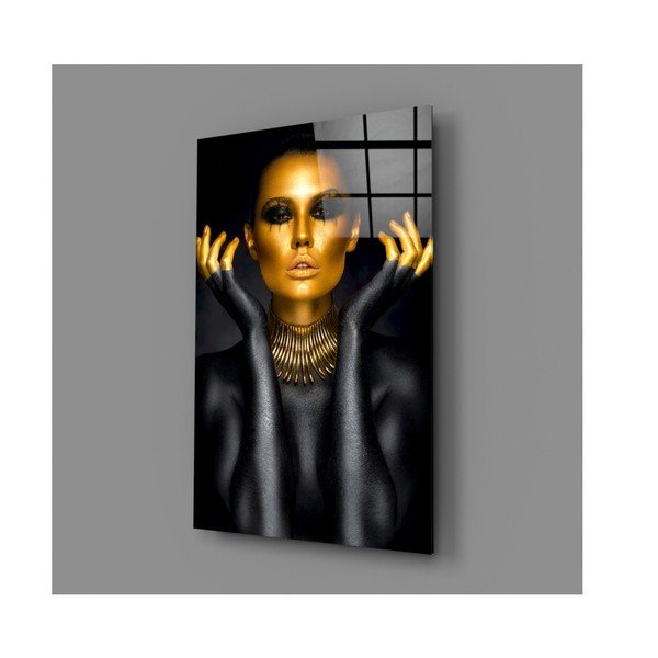 Tablou din sticlă Insigne Golden Diva-image-4