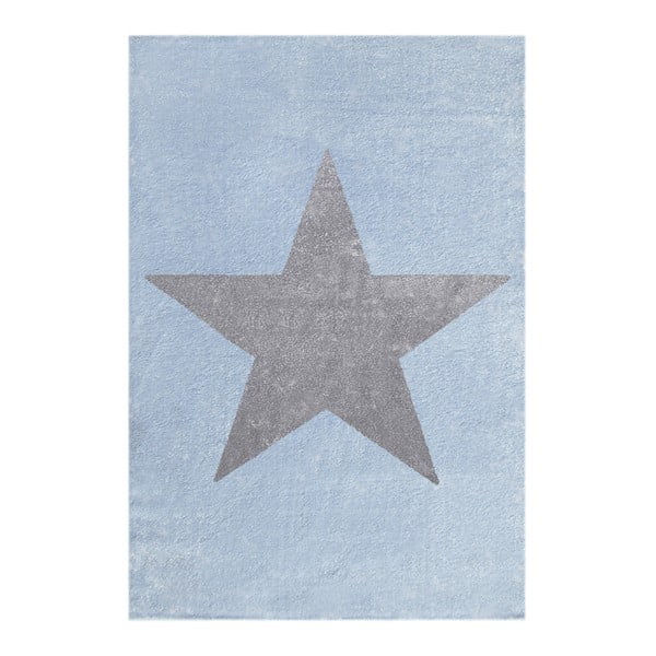 Covor pentru copii Happy Rugs Superstar, 160x230 cm, albastru - gri