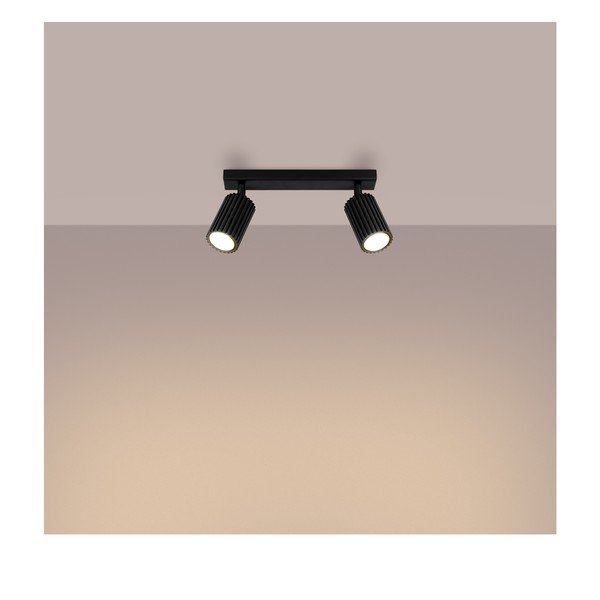 Spot negru 6,5x30 cm Gleam – Sollux-image-3