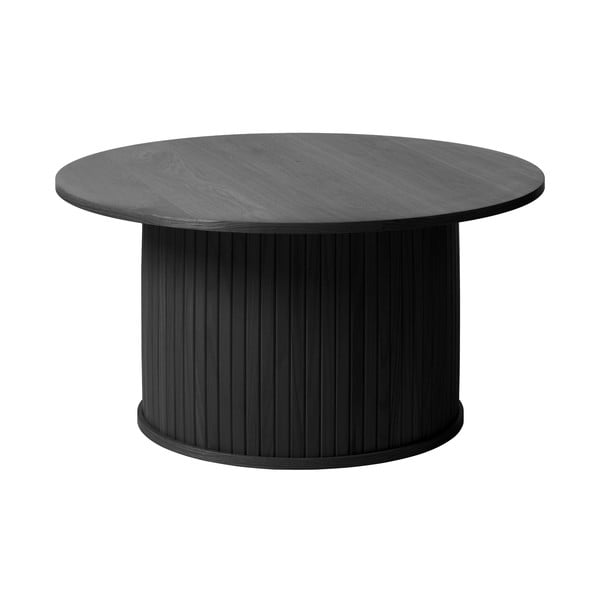 Măsuță de cafea neagră rotundă ø 90 cm Nola – Unique Furniture