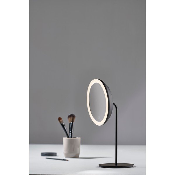 Oglindă cosmetică Zone Eve, ø 18 cm, negru-image-2