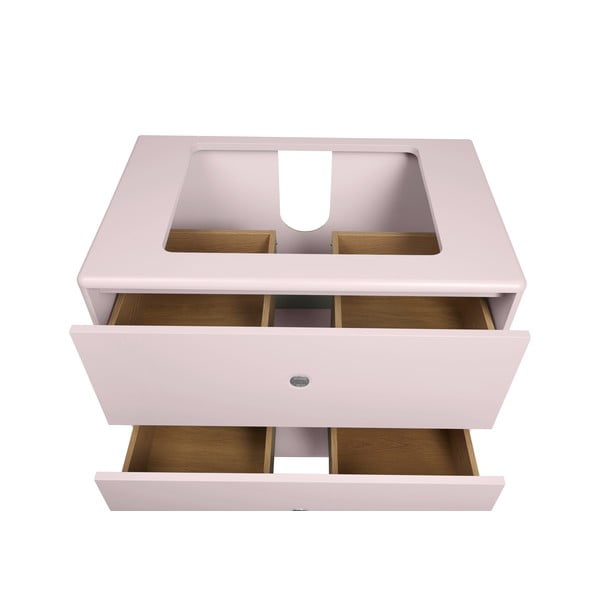 Dulap cu chiuvetă fără baterie roz suspendat 80x62 cm Color Bath – Tom Tailor-image-3