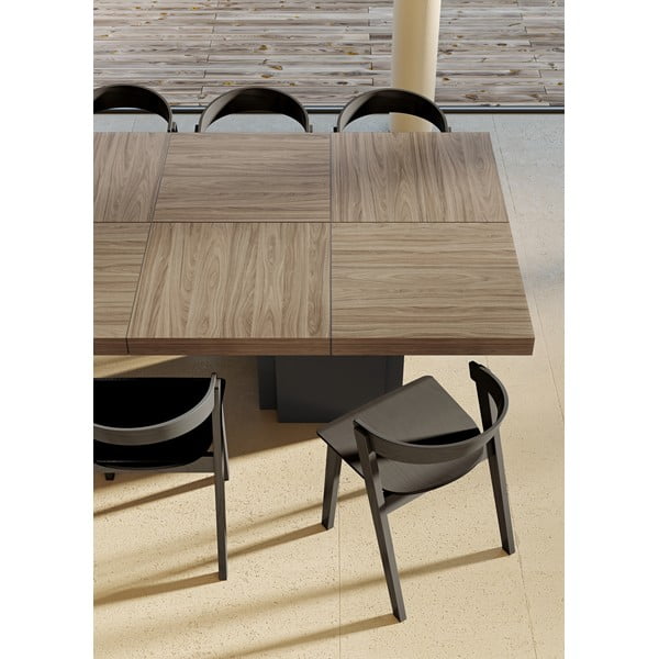 Scaune de dining negre 2 buc. din lemn masiv de fag Sand – TemaHome-image-4
