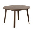 Masă de dining rotundă extensibilă cu aspect de lemn de stejar cu blat suplimentar ø 120 cm A-Line – Actona