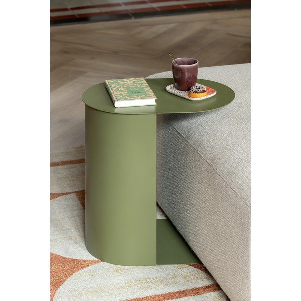 Măsuță auxiliară din metal Riqueza Oval – Leitmotiv-image-1