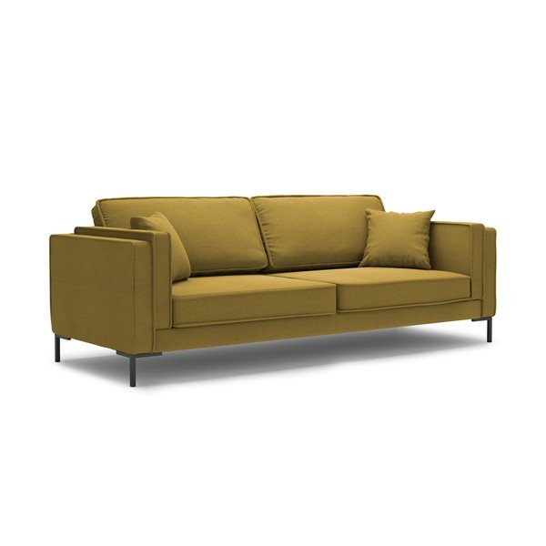 Canapea Milo Casa Attilio, 230 cm, galben-image-1