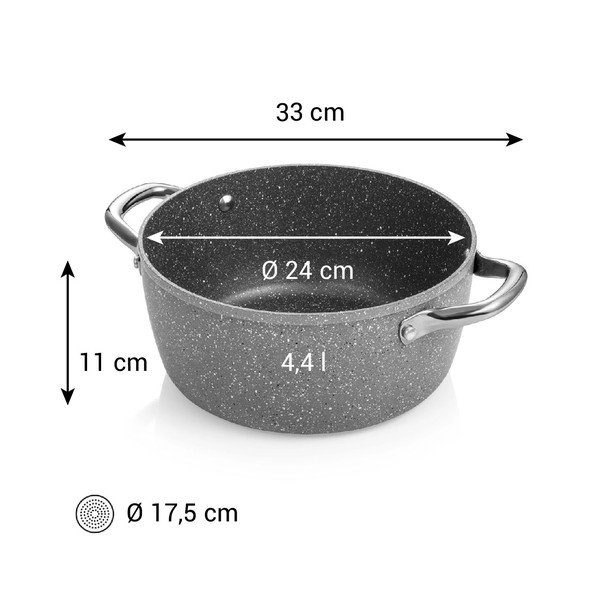 Oală din aluminiu 4,4 l adecvată pentru plita cu inducție i-Premium – Tescoma-image-3