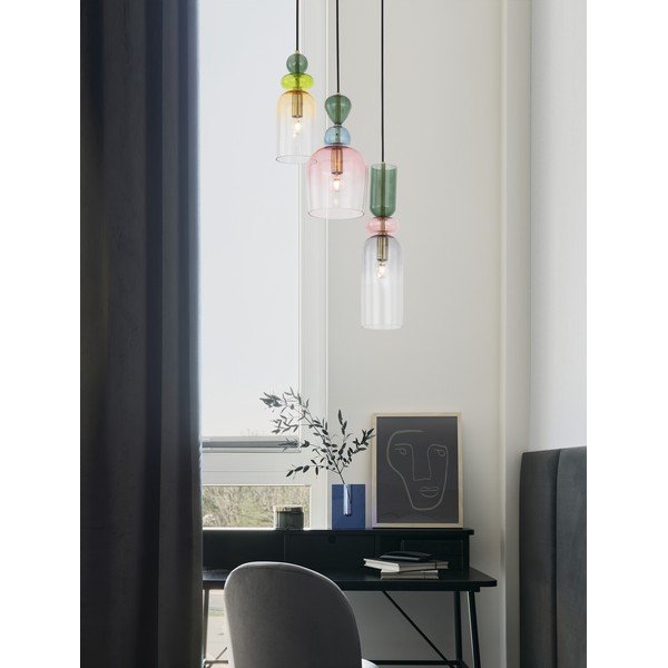 Lustră aurie din sticlă ø 42 cm Murano – Nova Luce-image-4