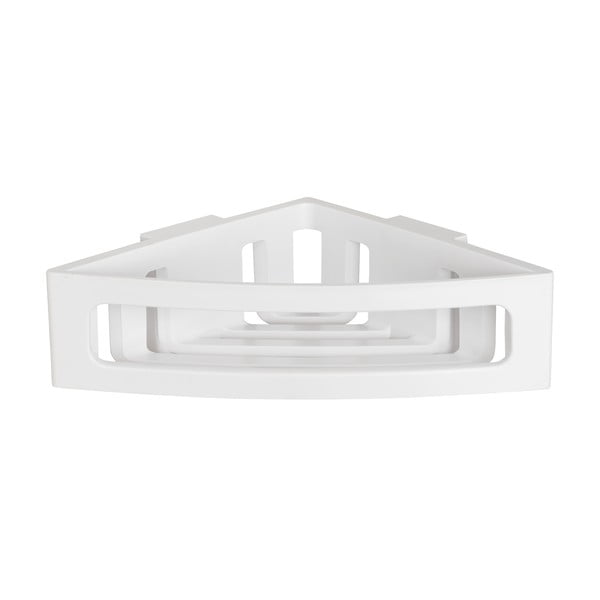 Raft de baie alb autoadeziv pe colț din plastic Bralia - Wenko-image-3