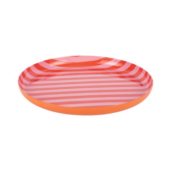 Farfurie portocalie/roz-deschis din fier ø 22 cm Animado – PT LIVING