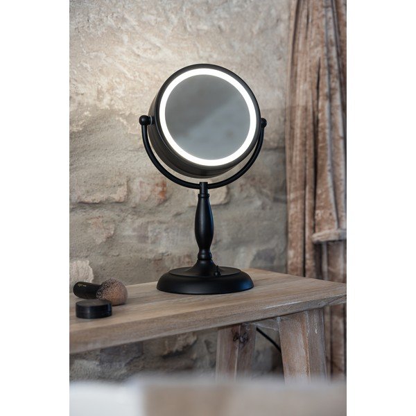 Veioză negru-mat cu abajur din sticlă (înălțime 36 cm) Face – Markslöjd-image-3