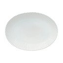 Platou de servire alb din gresie 37x51 cm Pearl – Costa Nova