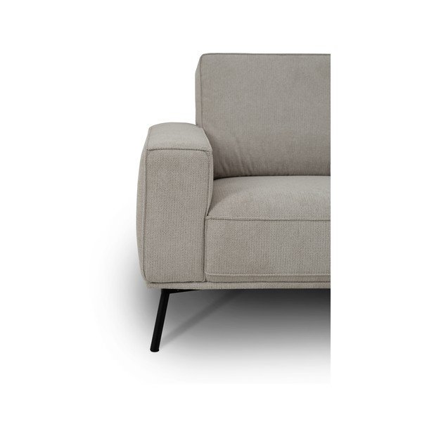 Colțar grej cu tapițerie din chenille (cu colț pe partea dreaptă/în formă de ”L”) Amsterdam – Scandic-image-4