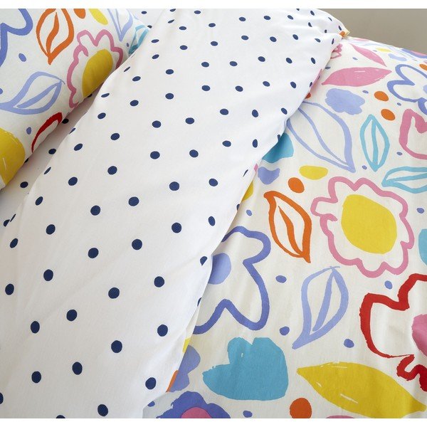 Lenjerie de pat din bumbac pentru copii 200x135 cm Blomme Floral - Pineapple Elephant-image-3