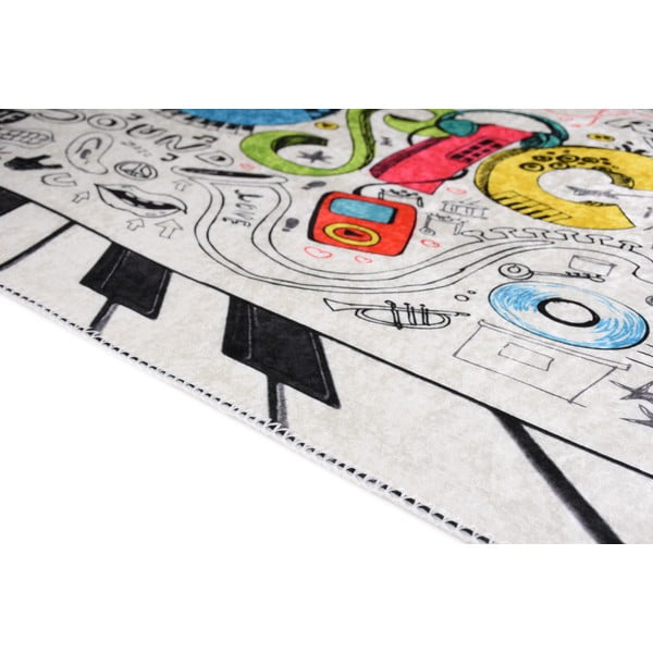 Covor pentru copii lavabil 120x180 cm Musical – Vitaus-image-2