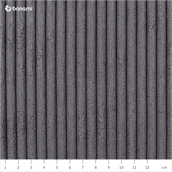 Pat matrimonial gri închis tapițat fără somieră 160x200 cm Mattis Cord – Meise Möbel-image-4