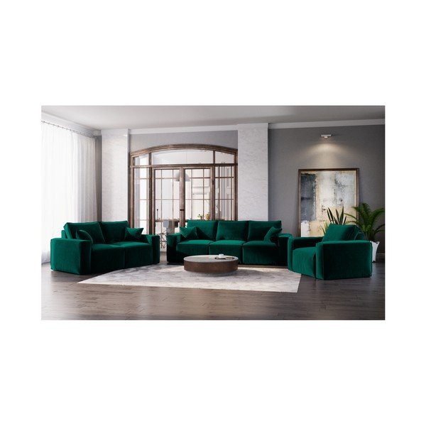 Canapea Cosmopolitan Design Florida, 180 cm, verde-image-4