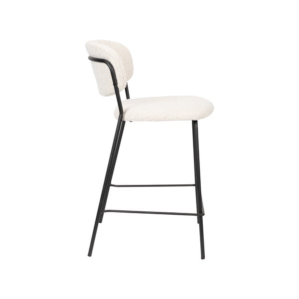 Scaune de bar albe 2 buc. 89 cm Jolien – White Label-image-3