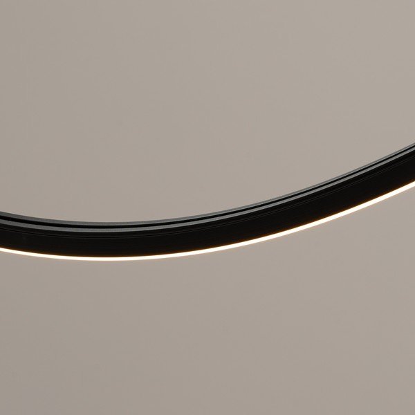Lustră neagră LED din aluminiu ALVAR – Thoro-image-4