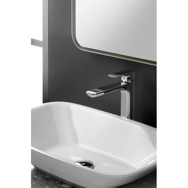 Baterie argintiu-lucios pentru chiuvetă înaltă Spy – Sapho-image-3