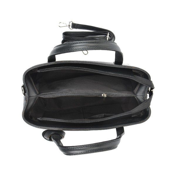 Geantă din piele Sofia Cardoni Marcella, negru-image-3