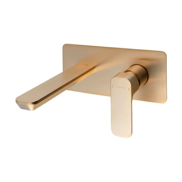 Baterie aurie pentru chiuvetă încastrată (1 ieșire) Spy – Sapho