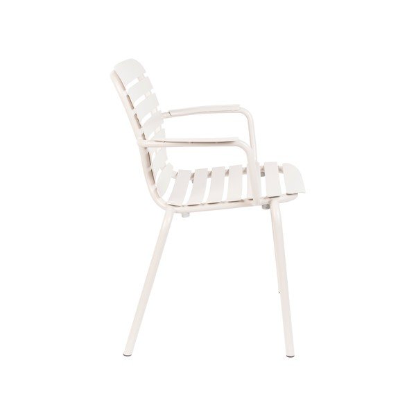 Scaune de grădină albe 2 buc. din metal Vondel – Zuiver-image-3