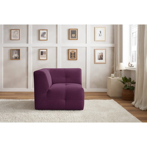 Modul pentru canapea violet Kleber - Bobochic Paris-image-1