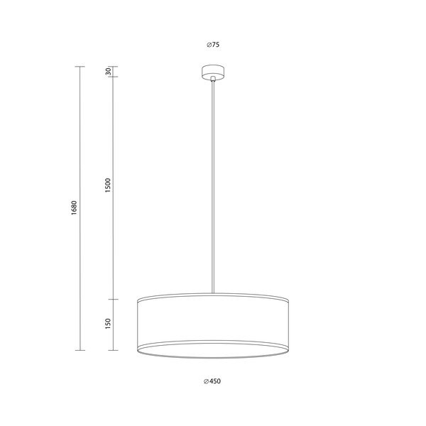 Lustră Sotto Luce Doce XL, ⌀ 45 cm, galben-image-2